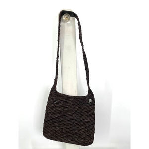 HELEN KAMINSKI Woven Rafia Sac Medium Shoulder Bag Purse